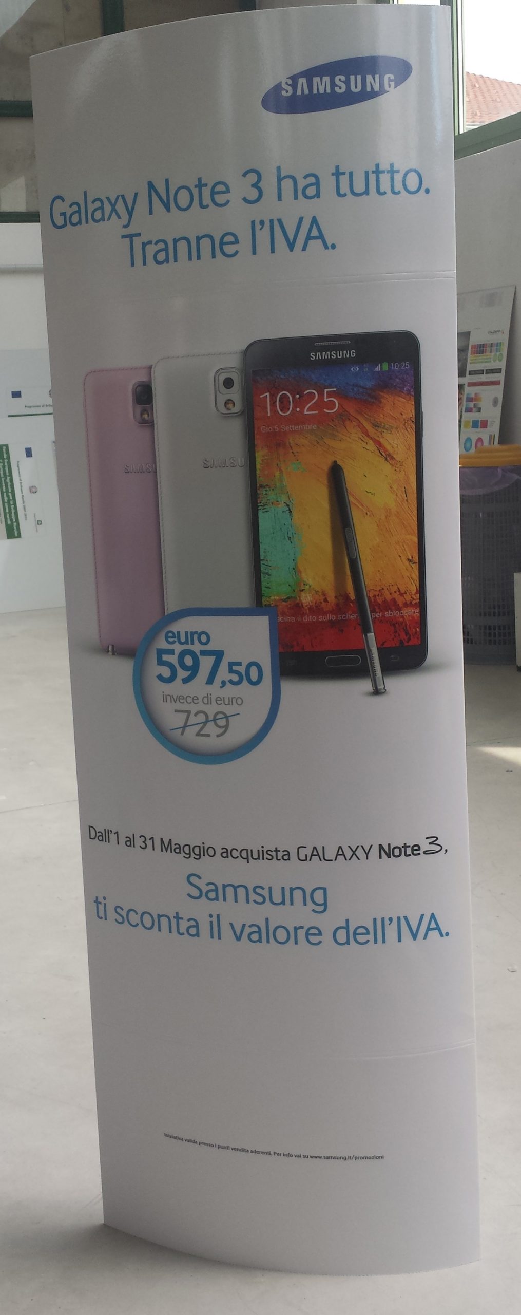 Totem pubblicitari Samsung